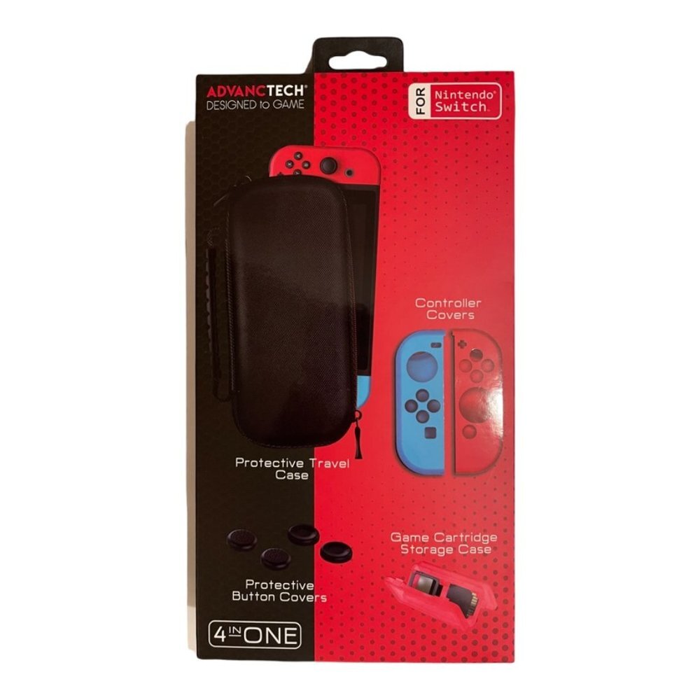 Nintendo Switch Gaming Carrying Case NWT ADVANCTECH Designed to Game 4 i…